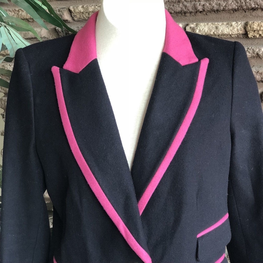 Juicy Couture Black Boyfriend Moleskin Blazer